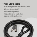 Kensington SafeDome - Candado de cable para iMac de 24 pulgadas, color plateado