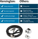 Kensington SafeDome - Candado de cable para iMac de 24 pulgadas, color plateado