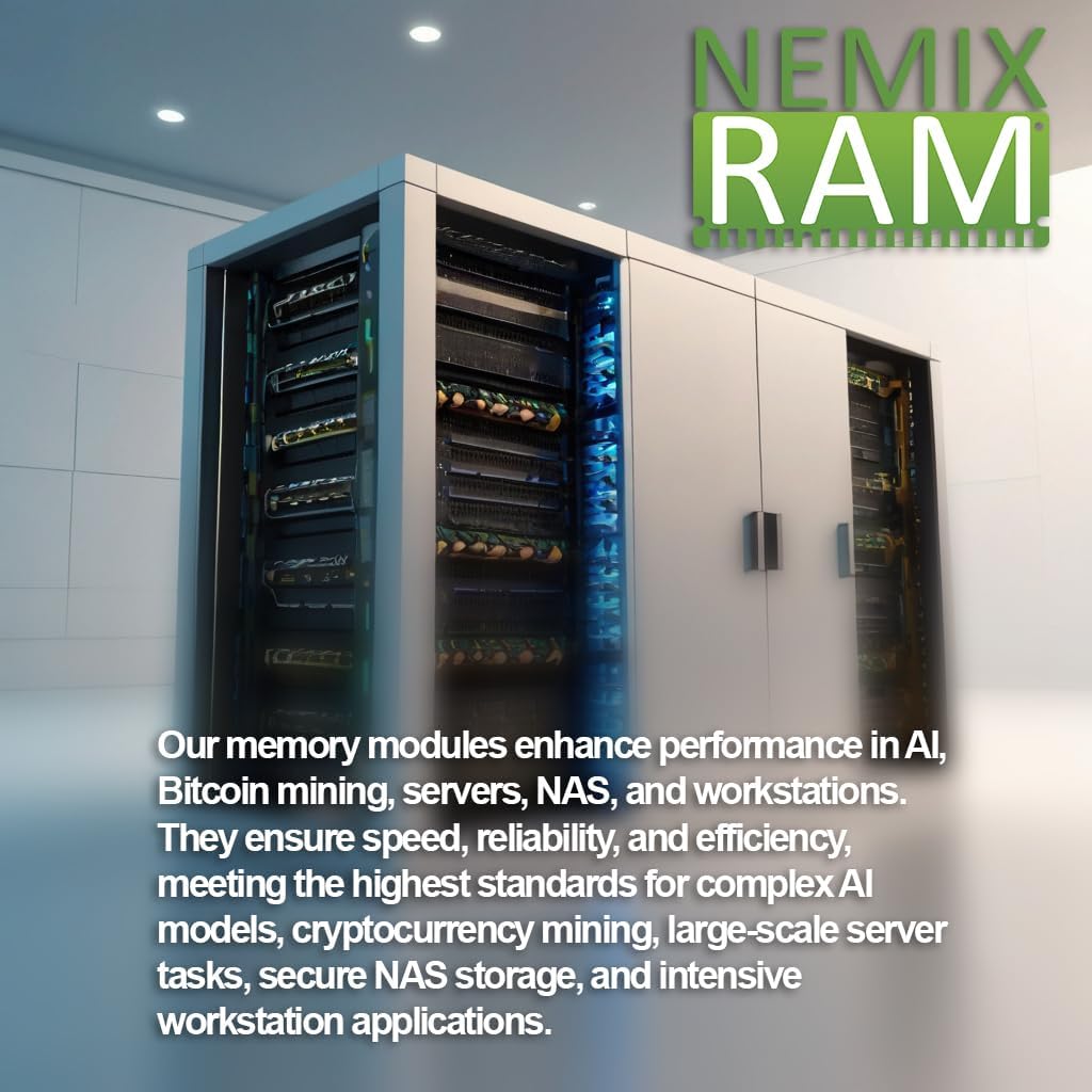 Memoria registrada por NEMIX RAM HMA82GR7CJR4N-WM Hynix Reemplazo 16GB DDR4-2933 PC4-23400 ECC
