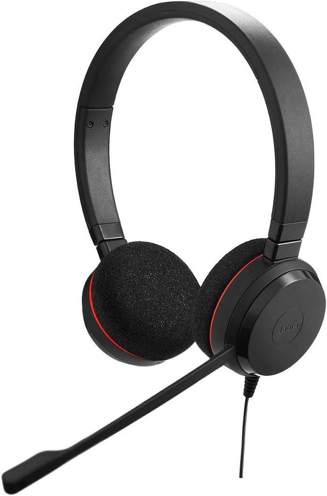 Jabra Evolve 20 Microsoft Lync Stereo Headset, Auriculares Profesionales