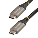 CCable USB-C de 2m - USB 5 Gbps - Entrega de Alimentación de 100W (5A) - Modo Alt. de DP 4K 60Hz - Cubierta de TPE - Compatible con Thunderbolt