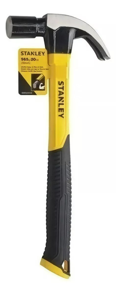 Martillo Con Mango Fibra De Vidrio 20oz Stanley 
