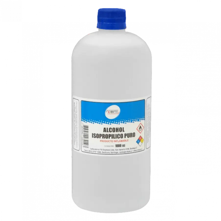 Alcohol isopropílico 1Lt para Limpieza