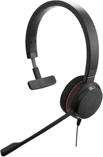 Jabra Evolve 20 Mono UC - Auriculares profesionales de comunicación unificada