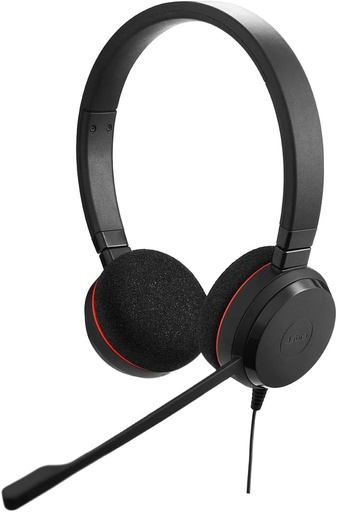 Jabra Evolve 20 Microsoft Lync Stereo Headset, Auriculares Profesionales