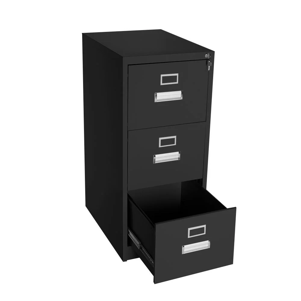 [N-KDX-K3-9011] Kardex Metálico Negro 3 Cajones
