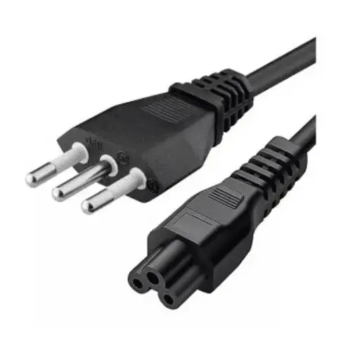 [100050050006] Cable de Poder PCTRONIX DE 1.2 Metros (TRÉBOL, CONECTOR ITALIANO)