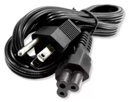 Cable De Poder conector de Trébol a americano de 1.5 metros